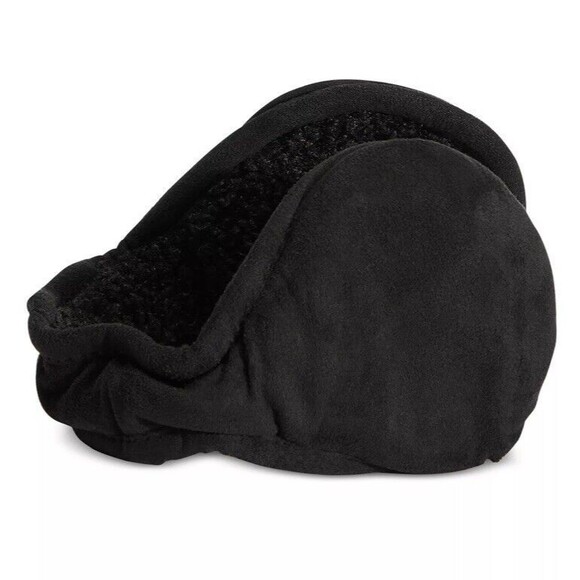 UR Powered Men's Faux-Suede Behind The Head  Ear Warmers ,One Size Adjustable - Picture 1 of 6